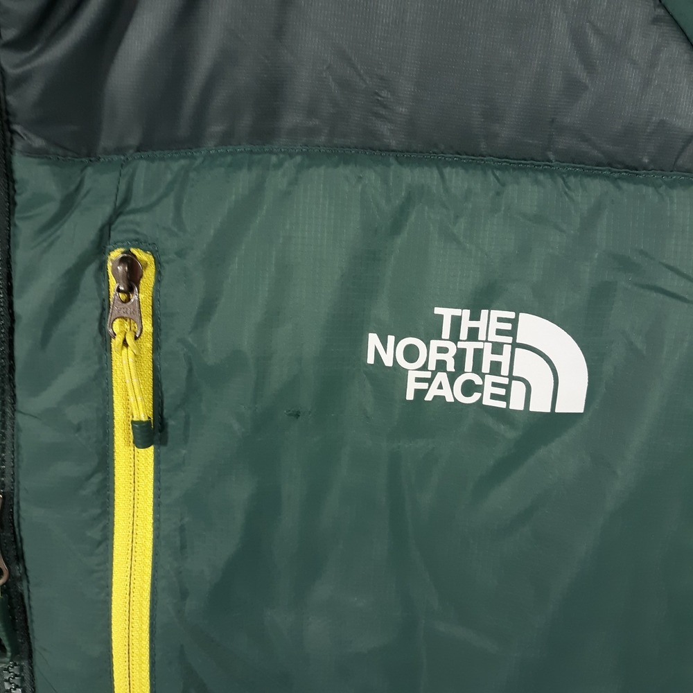 The North Face Summit Series Puffer Down Parka Jacket Hooded Mens XL Green - Picture 5 of 12